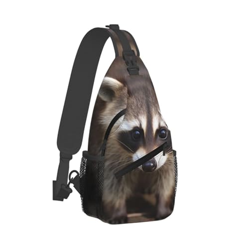 Bolso Cruzado Cub Raccoon para Hombre y Mujer miniatura 2