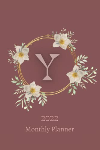 Initial Y Monthly Planner for 2022: Schedule Book 2022 with Initial Y