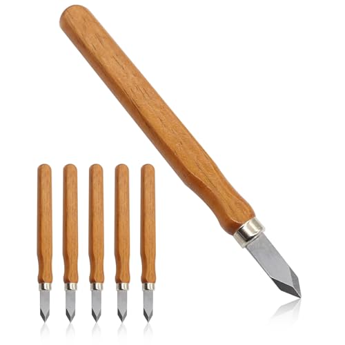 6-Pack Woodworking Marking Knife with Carbon Steel Blade