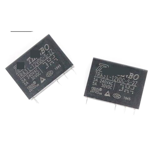 Relé electromecánico TRA3L-12VDC-S-2Z con dos contactos conmutados de 5A 5