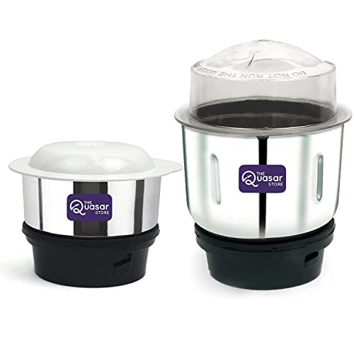 THE Quasar STORE® Mixer grinder Chutney Jar Compatible for Bajaj, jyothi, Crompton, prestige, Preethi, Sumeet, Orient, rico, morophy richards, croma, Nirlep, Jaipan, lifelong (180ml 400ml)
