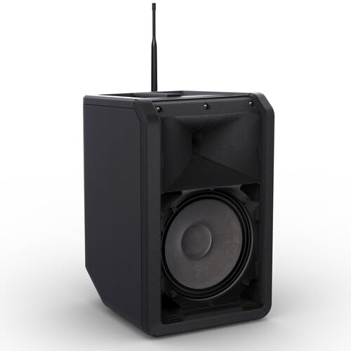 LD Systems ANNY 8 BPH B4.7 Portable Battery-Powered Bluetooth PA Loudspeaker with Headset Microphone, Black