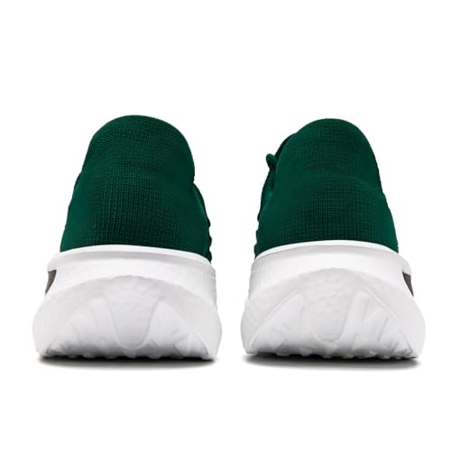 Image of DLWKIPV Running Shoes for Men Casual Slip on Tennis Walking Sneakers Lightweight Breathable Mesh Fashion Gym Athletic Sports Workout Non Slip Trainers Dark Green W Size 6.5