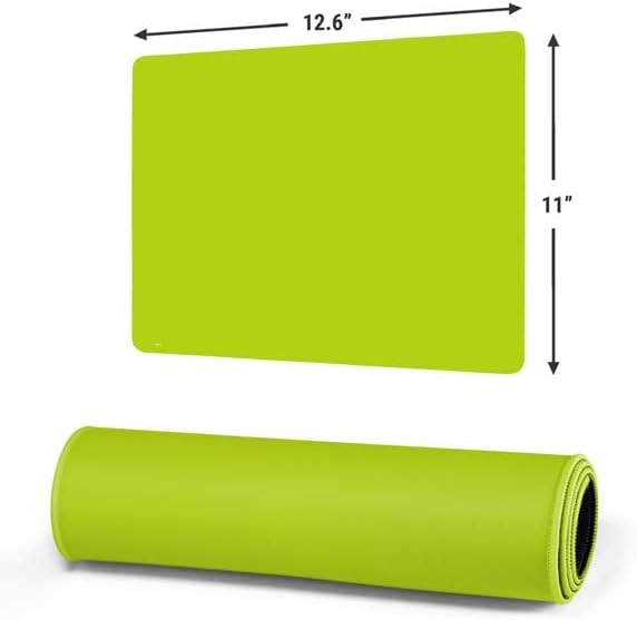 Skinit Small Gaming Mouse Pad - Lime Design with Stitched Edges, Waterproof, Non-Slip Rubber Base, Desk Mat for Keyboard & Mouse