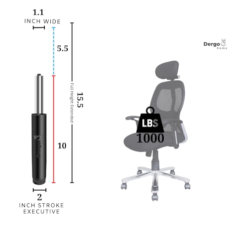 Image of Office Chair Hydraulic Gas Lift Cylinder Class 4 | Office Chair Spare Parts