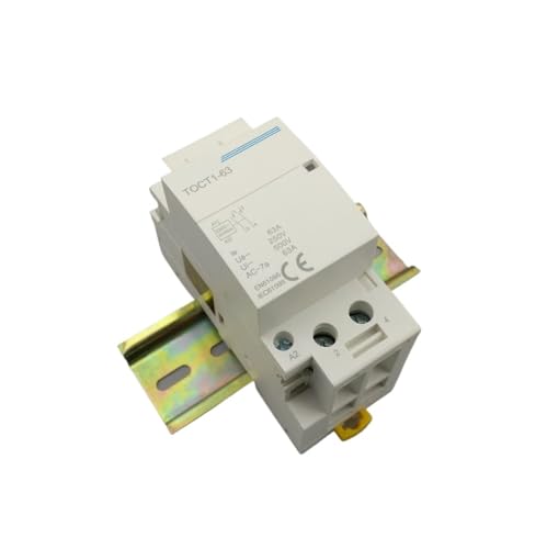 Contacteur modulaire TOCT1 2P 63A 220V commutateur tableau electrique rail DIN 2NC