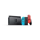 Photo of the Nintendo Switch; w/ Neon Blue & Neon Red Joy-Con;