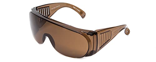Image of Calabria Fit Over Safety Glasses | Polarized Sunglasses Over Glasses | Wrap Around Anti-Fog | Scratch Resistant | Unisex