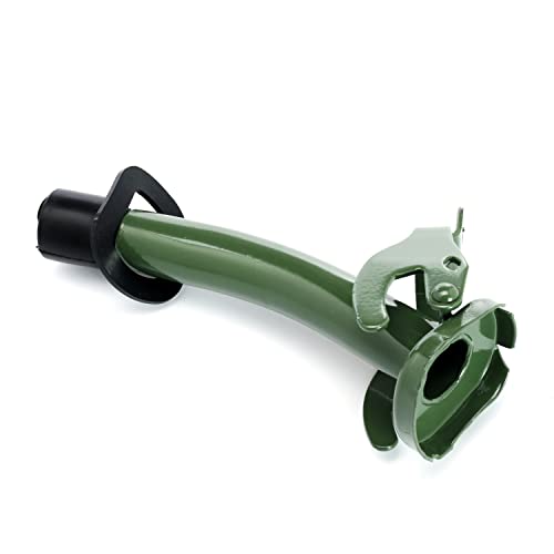 20L 5 Gallon Stainless Gas Can Fuel Cans And Spout System Fuel Power Emergency Backup Tank With Flexible Spout Metal Steel For Cold-Rolled Plate Gasoline Cars Trucks Equipment Station, 2 Pack Green #TOP6