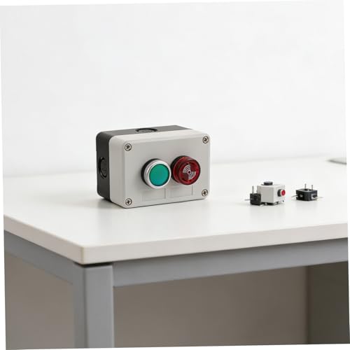 Caja de botón para control industrial con función inicio parada 6