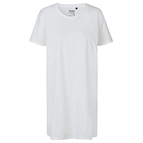 Neutral - Ladies Long Length T-Shirt/White, M