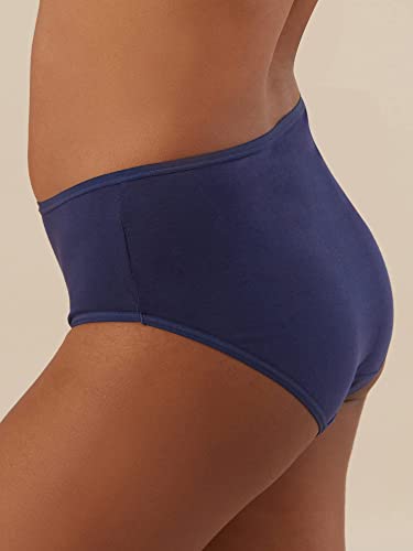Image of NYKD NYP033 Breathable Cotton Hipster Panty Set for Women | Mid Rise, Medium Coverage with N Fresh Anti Bacterial & Anti Odour Finish | Super Soft Elastic for All Day Comfort