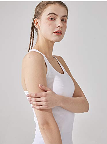 Image of sphinx cat Yoga Racerback Tank Top for Women with Built in Bra,Women's Padded Sports Bra Fitness Workout Running Shirts