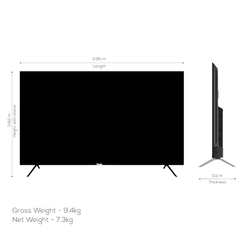 Image of Haier 108 cm (43 inches) 4K Ultra HD Smart LED Google TV L43FG (Black)