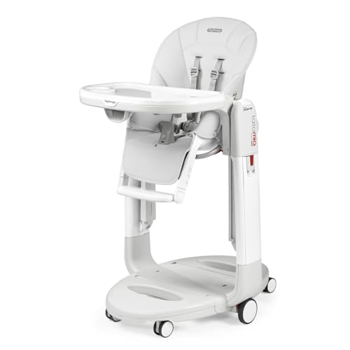 Peg Perego Tatamia follow me - Seggiolone Pappa Neonati Multifunzione, Sdraietta, Dondolo, 6 ruote,...