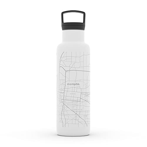 Well-Told-Engraved-Memphis-Tennessee-Map-Insulated-Water-Bottle-Etched-Stainless-Steel-Bottle-21-oz-White-City-Map-Insulated-Bottle-Custom-Insulated-Water-Bottle-Outdoor-Drinkware Well Told Engraved Memphis Tennessee Map Insulated Water Bottle, Etched Stainless Steel Bottle (21 oz, White) City Map Insulated Bottle, Custom Insulated Water Bottle, Outdoor Drinkware - Image 1