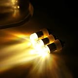 Richaa 30 Stück Mini LED Licht Warmweiß Wasserdicht Ballons Lichter Beleuchtung für Lampions Papierlaternen