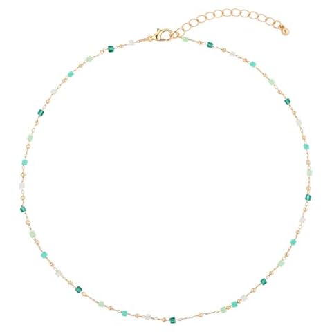 KINBOM Bohemian Bead Choker Necklace Cover