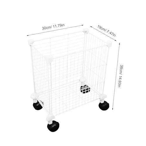 Cesta de almacenamiento para cargas pesadas de ropa Mobestech con ruedas 3