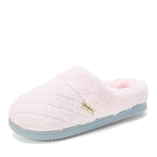 Image of Dearfoams Women's Memory Foam House Slippers - Libby Terry Clog With Wide Widths