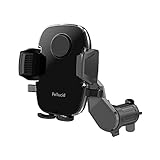 ペルシード(Pellucid) 車載スマホホルダー エアコン吹き出し口取付 手帳型ケース 縦横置き対応 片手ワンタッチ開閉 PPH2109