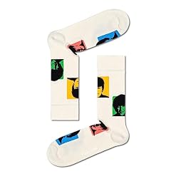 Happy Socks Beatles Silhouettes Socks EU 36-40 - Les Beatles, Paul McCartney, John Lennon, RIngo Starr, George Harrison