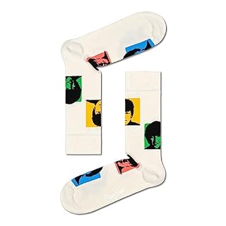 Happy Socks Beatles Silhouettes Socks EU 36-40 - Les Beatles, Paul McCartney, John Lennon, RIngo Starr, George Harrison