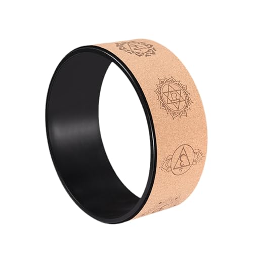 Perfeclan Rückenrolle, Yoga-Rad, Stretching-Ausrüstung, weiches Pilates-Hilfsrad, Yoga-Roller für das Home-Gym, Fitness-Workout-Zubehör, Style B