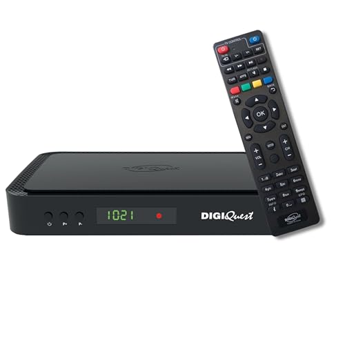 DIGIQUEST Decoder tivùsat Combo 4K Q99 | Satélite + Terrestre | HbbTV Interactivo | HEVC Main 10 | Grabación activable | Mando 2 en 1 | Smartcard incluida | Preparado para Sistema Merlin