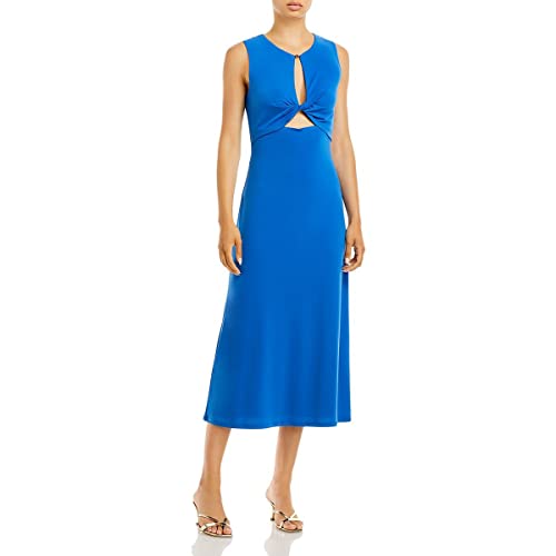 Image of BCBG Jersey Twist Front Dress Princess Blue MD (US 6-8)