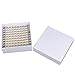 Cardboard Freezer Box - White/81 Place,Water and Ice Resistant Coating,For storing 1.5-2.0 mL cryovials(Pack of 12)