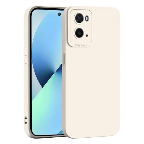WBWONE Funda para OPPO A36 / A76 / Realme 9i, Cámara Todo Incluido Case Suave TPU Silicona Carcasa Antigolpes Caso Resistente a los Arañazos - Blanco