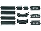 Agrandis ton circuit routier avec ce set d’extension. - 2 tronçons de changement de voie