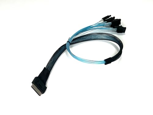1 Meter Oculink 4i Cable: Oculink 4i to Oculink 4i High-Speed Cable - Buy 50CM Oculink 8i to 8X SATA for Efficient Data Transfer and Reliable Connectivity