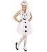 WIDMANN Srl disfraz de Muñeco de nieve elástico de niña, Color blanco, wdm96533
