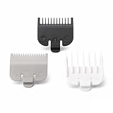 3 Pcs Hair Clipper Guides, Precision Attachment Comb，1.5mm, 3mm, 4.5mm，Universal Hairdressing Accessory, Positioning Comb, Suitable for Most Hair Clippers,Easy to Use and Durable Limit Comb