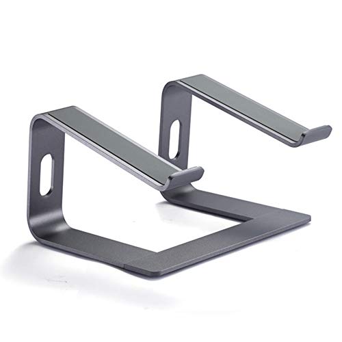 Aluminium-Laptop-Stand, tragbarer Laptop-Stand, ergonomischer Laptoptisch, gleitendes Silikon - für MacBook Air Pro Dell HP Lenovo Laptops