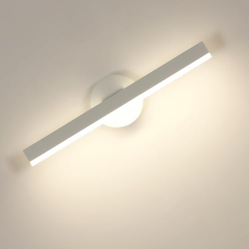 Riserva Lampada da Parete Bianca, 12W 300° Ruotabile 4500K Bianco Neutro