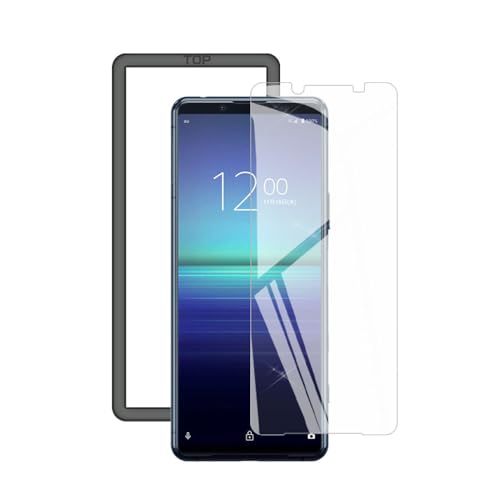 Xperia 5 II ガラスフィルム Xperia 5 II SOG02 強化ガラス 液晶保護フィルム クリア 2.5D曲面加工 0.3mm 超薄 透明 For エクスペリア 5 II SO-52A フィルム