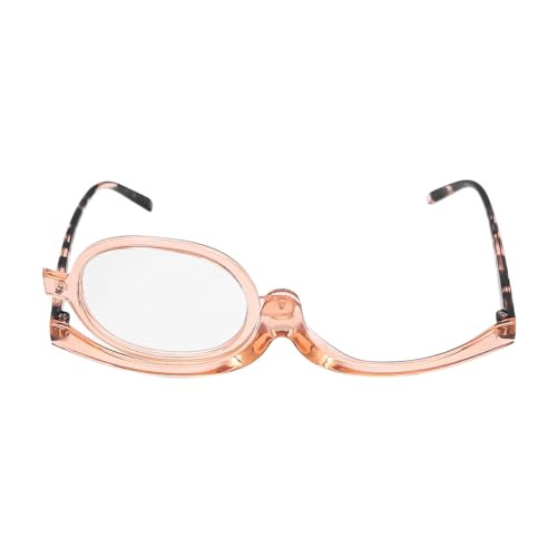 ANCLLO Gafas de Maquillaje Gafas de Lectura para Mujer 2.5 Gafas Giratorias de Montura única para Maquillaje de Ojos Pestañas