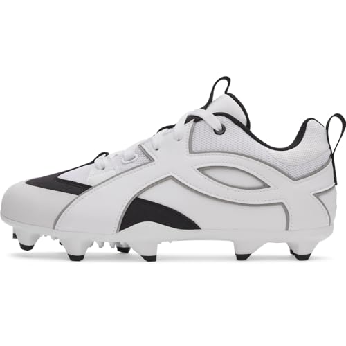 Under Armour Men's Yard Icon TPU Baseball Cleats, (100) White/White/White,