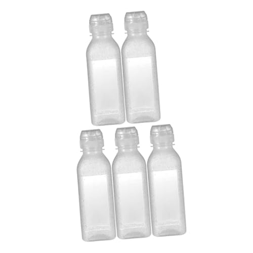 TOBBOMEY 5個 耐熱製スクイーズオイルボトル キッチン用調味料ディスペンサー 漏れ防止設計で油のコントが簡単 バーベキューやアウトドア調