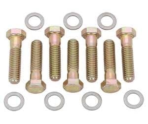 JEGS Automatic Transmission-to-Block Bolt Set | Fits Chevrolet, Buick, Oldsmobile, and Pontiac Powerglide & TH-350 / TH-400 / TH-700-R4 / TH-200-4R Transmissions | Includes 7 Bolts and 7 Washers