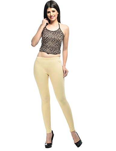 Frenchtrendz Women's Skinny Fit Mid Rise Stretchable Cotton Spandex Jegging Pull On (XS-4XL)