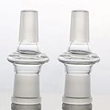 Chemical laboratory glass joint adapter connector accessories, (10mm male to 14mm female)