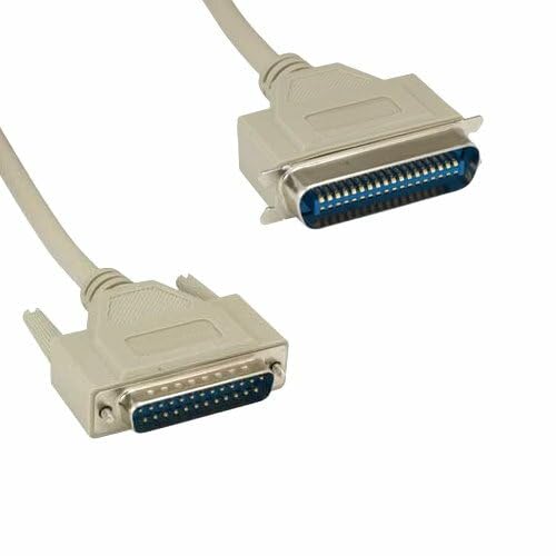 10' DB25 to CN36 Cable 28AWG RS-232 Centronic Parallel Printer Scanner Data