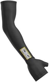 SkyPAD Black Sora Battle Gaming Arm Sleeve with Hand Support | Gaming Setup Protective Sleeve | Kompression Gamer Sleeve to Cover Arm | Polyester Elastane Pro Gaming Arm sleeve for Men | Large - XL
