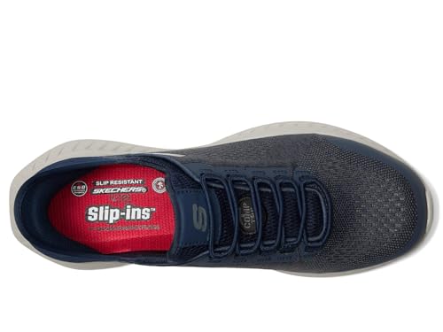 Image of Skechers Men's Tilido Troxin ESD Composite Toe Bungee Slip-On Work Shoe
