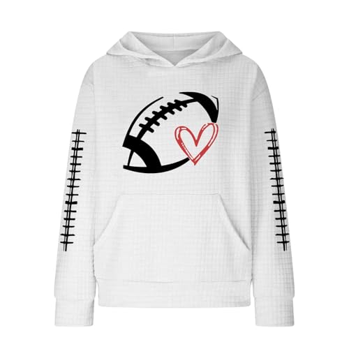 Cute Baseball Hoodies For Teen Girls Vintage Softball Graphic Waffle Knit Sweatshirts Long Sleeve Comfrt Hoodie3