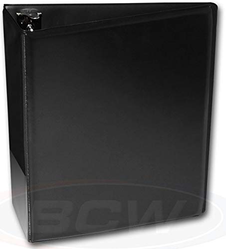 BCW 1-ALB3C-PL-BLK 3 Inch Album - Plain - Black